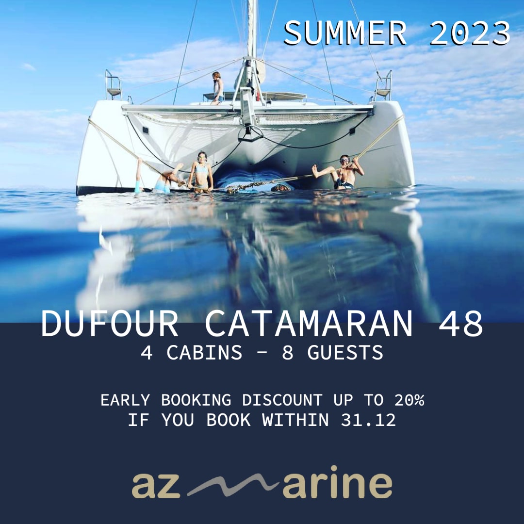 Early Booking Dufour Catamaran 48 Jovy